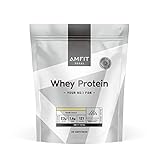 Amazon-Marke: Amfit Nutrition Molkeproteinpulver, Vanille, 33 Portionen (1er Pack)